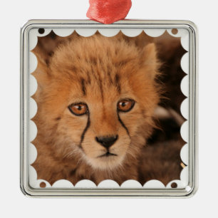 BabyCheetahprydnad Julgransprydnad Metall