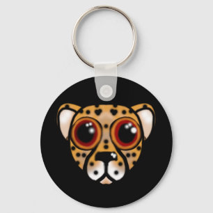 BabyCheetahstirrande Keychain Nyckelring