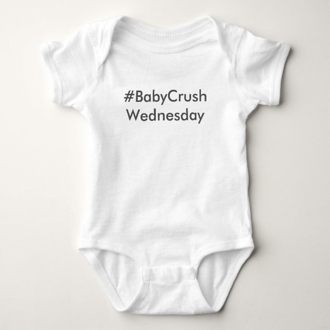 #BabyCrushWednesday T-shirt (Framsida)