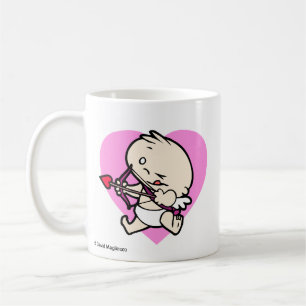 BabyCupid som siktar för kärlekmuggar Kaffemugg
