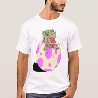 BABYDINOSAUR SOM KLÄCKER ÄGGMODERSKAP INFANY TRÖJA