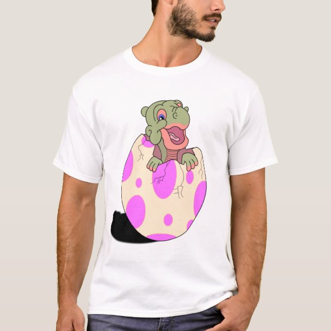 BABYDINOSAUR SOM KLÄCKER ÄGGMODERSKAP INFANY TRÖJA (Framsida)