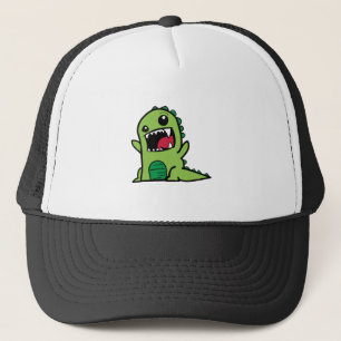 Babydinosaurtecknad Truckerkeps