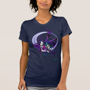 Babydoll för fe för Paige fjärilsmåne Lilly T-shirt