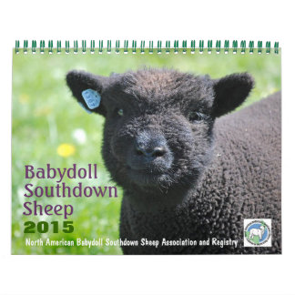 Babydoll Southdown Sheep 2015 NABSSAR Calendar Kalender
