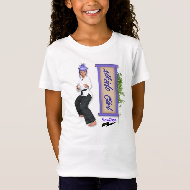 Babydoll T för Scolletta "Aikidoflicka" Tee (Framsida)