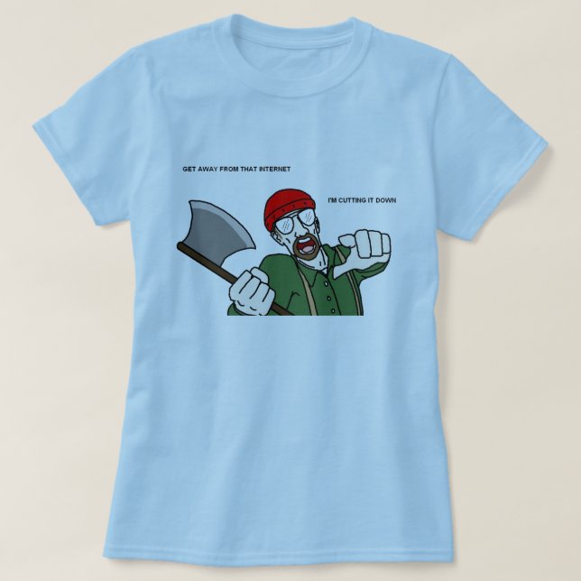 BabydollLumberjackskjorta Tee (Design framsida)
