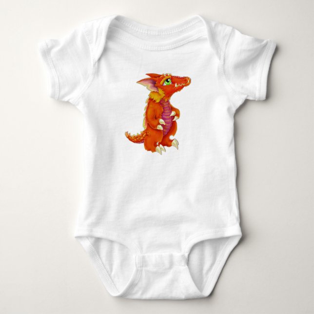 Babydrake för baby tee shirt (Framsida)