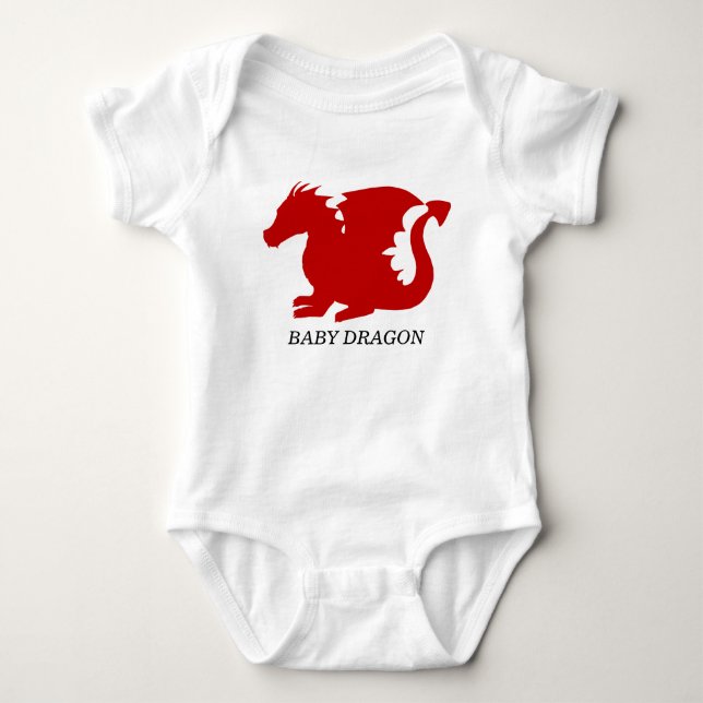 BabydrakeJersey Bodysuit T Shirt (Framsida)