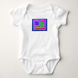 Babydräkt, afrikansk amerikan t shirt