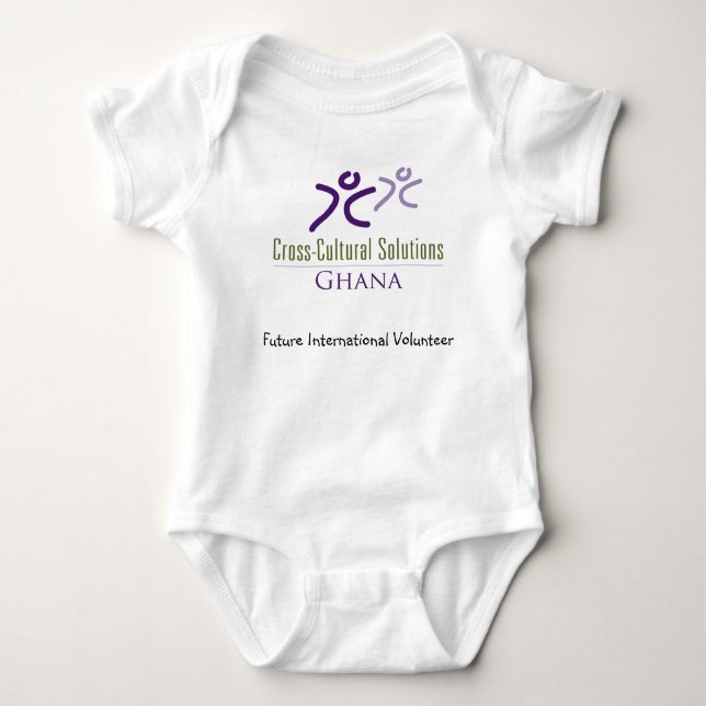 Babydräkt för CCS Ghana Tee (Framsida)
