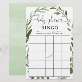 Babydusch bingo greenery eucalyptus wandeans