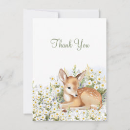 Babydusch Flat Tack med en underbar fawn. Kort