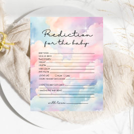 Babydusch för Dreamy Pastel Clouds Prediction Baby