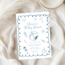 babydusch för kaffepaket hand plockade