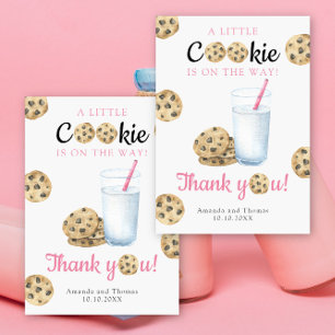 Babydusch i Mjölk & Cookies - Tack för ditt kort