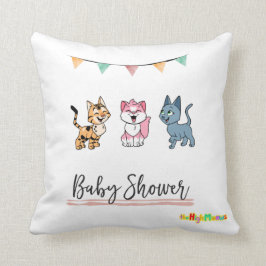 Babydusch - kittens dekorativ kudde