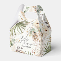 Babydusch, modern rustik pampasgräs