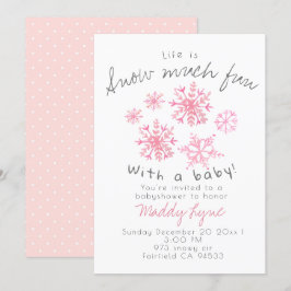 Babyduschen party Inbjudan