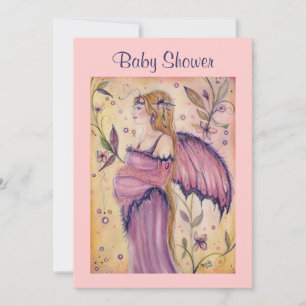 Babyduschinbjudningar från Fairy mamma från Renee Inbjudningar