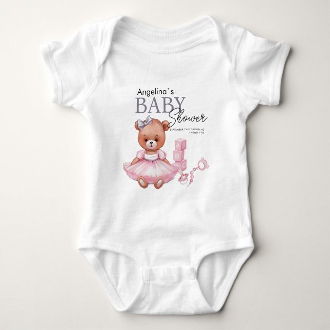 Babyduschkostymer. T Shirt (Framsida)