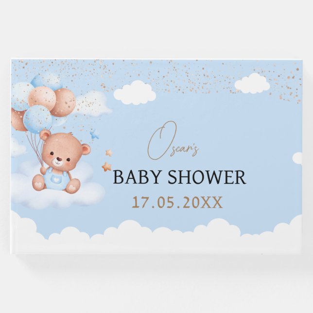 Babyduschpojke... Gästböcker (Framsida)