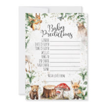 Babyduschspel - förutsägelser från Baby