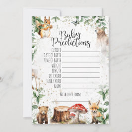 Babyduschspel - förutsägelser från Baby Inbjudningar