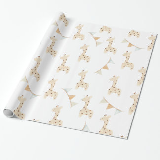 Babydussöt Giraffe Presentpapper