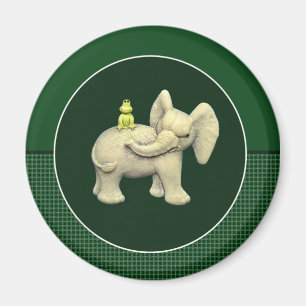 Babyelefant & groda magnet