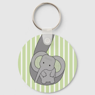 Babyelefant Nyckelring