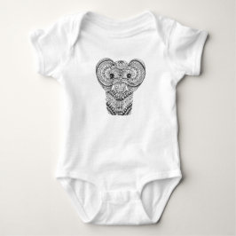 BabyelefantMandala Onsie Tee Shirt