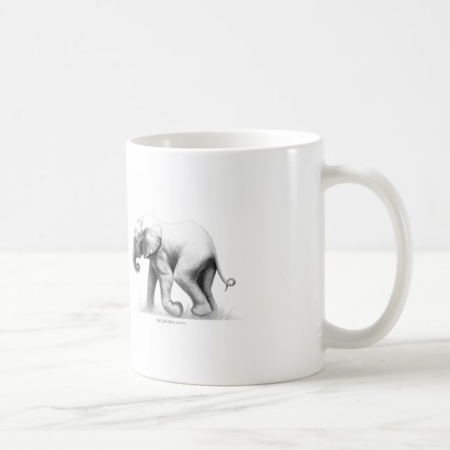 Babyelefantmugg Kaffemugg (Höger)