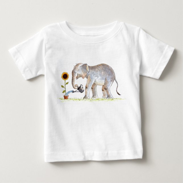 BabyelefantT-tröja Tee Shirt (Framsida)