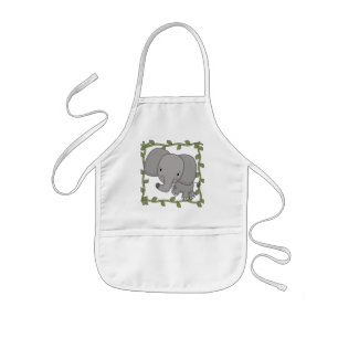 BabyelefantTshirts och gåvor Barnförkläde