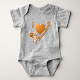 Babyen älskar jag basket tee shirt