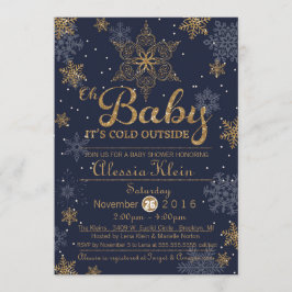 Babyen är det den kalla yttersidan, inbjudan för