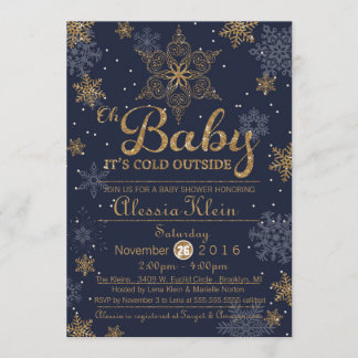 Babyen är det den kalla yttersidan, inbjudan för