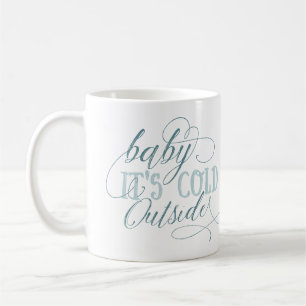 Babyen är det den kalla yttersidan skrivar kaffemugg
