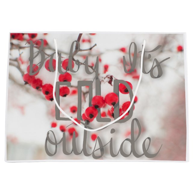 Babyen är det kallt utanför gåvan hänger lös (Framsidan)