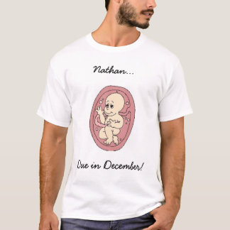 Babyen daterar rakt skjortan tee