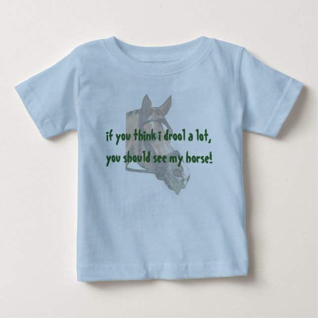 Babyen dreglar t-shirt (Framsida)
