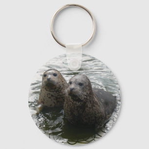 Babyen förseglar Keychain Nyckelring