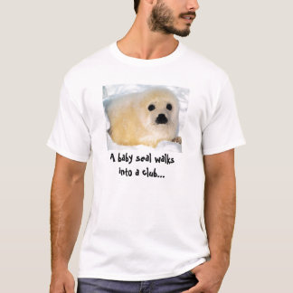 Babyen förseglar klubben tee shirt
