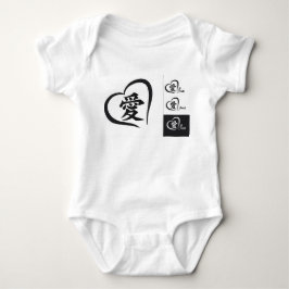 BABYEN JERSEY FÖRKROPPSLIGAR SKJORTAN MED KÄRLEK T-SHIRT