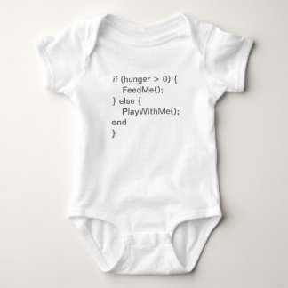 Babyen kodifierar - hungrigt & lek tee