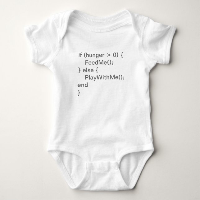 Babyen kodifierar - hungrigt & lek tee (Framsida)