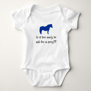 Babyen önskar ponnyn t-shirt