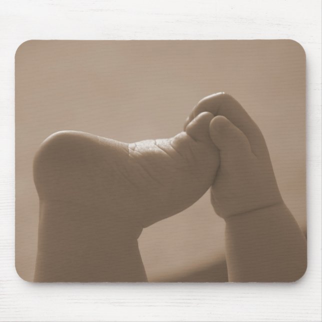 Babyen räcker & foten musmatta (Framsidan)