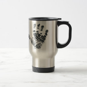 Babyen räcker Imprinttravel mug Resemugg